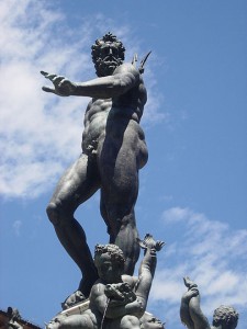 Neptunbrunnen an der Piazza Maggiore
