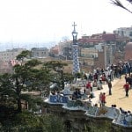 Gaudi: Terrasse im Park Guell