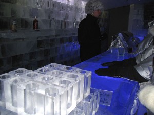 Bestellung an der Eisbar
