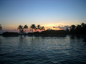 Sonnenuntergang in Salt Wistle Bay