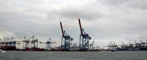 Kräne im Hamburger Hafen