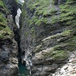 alte und neue Brücke über die Via Mala Schlucht