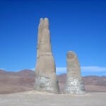 Skulptur “La Mano del Desierto”