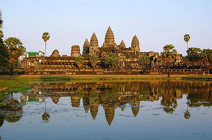 Angkor Wat - Tempelanlage mit See am Mekong