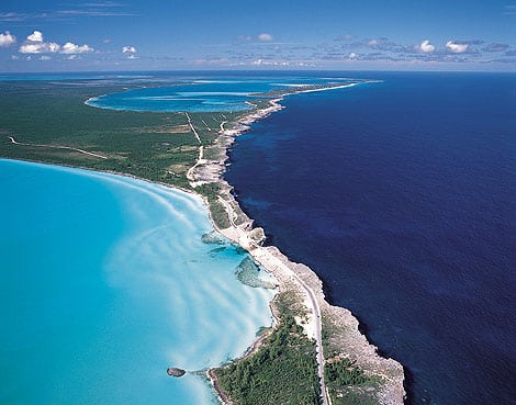 Natural Bridge auf den Bahamas