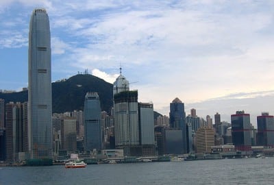 Hongkong Skyline mit Victoria Peak