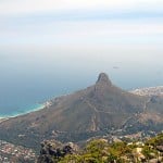 Blick auf Lion's Head und Clifton (links)