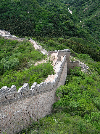Chinesische Mauer touristisch unerschlossen