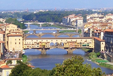 Ponte Vecchio über den Arno