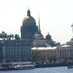 Isaak Kathedrale mit Admiralität im Vordergrund