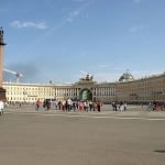 Schlossplatz in Sankt Petersburg