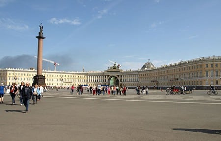 Schlossplatz in Sankt Petersburg