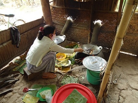 Küche im Mekong-Delta