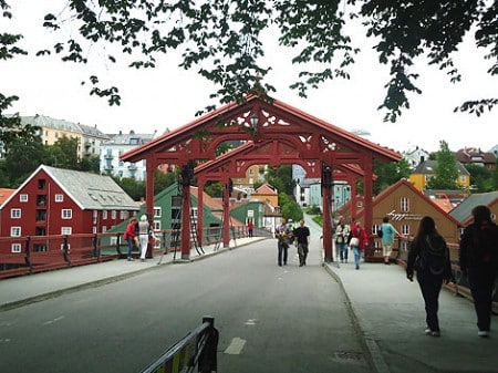 Holzbrücke Gamle Bybro