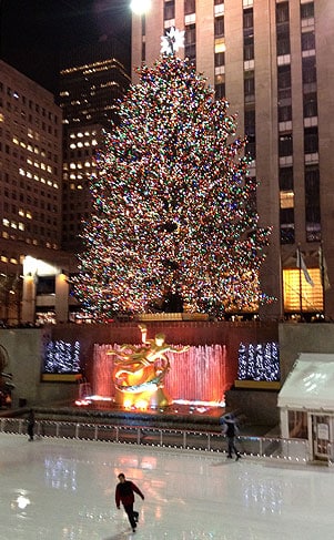 Weihnachtsbaum am Rockefeller Center