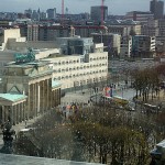 Brandenburger Tor von der Reichstagskuppel