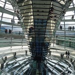 Spiegeltrichter in der Reichstagskuppel