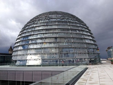 Reichstagskuppel auf der Dachterrasse