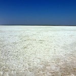Salzpfanne vom Etosha Lookout aus - unendliche Weite