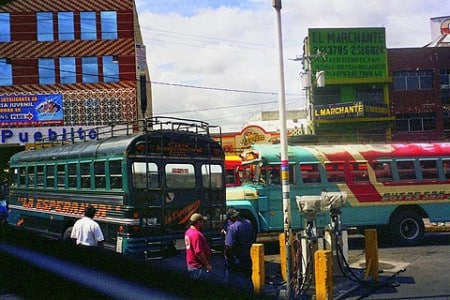 Guatemala Busbahnhof