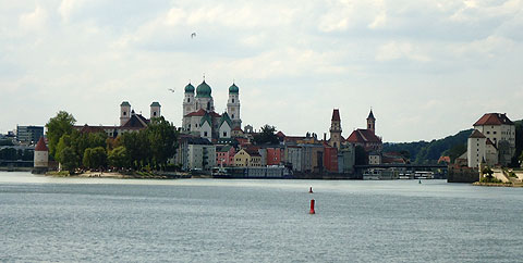 Dreiflüsseeck in Passau