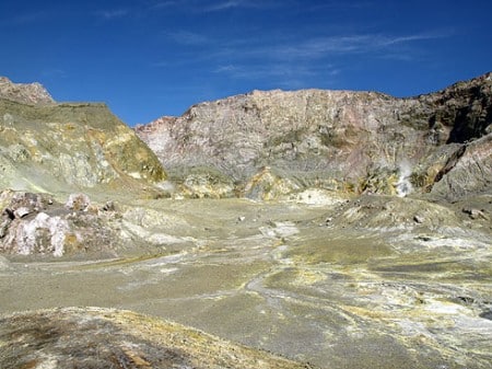 White Island's tolle Farben