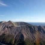 White Island aus der Vogelperspektive