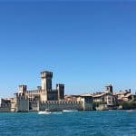 Wasserschloss Sirmione im Süden des Gardasee