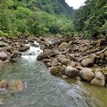 Abfluss von Trafalgar Falls