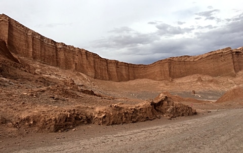 Amphitheater im Valle de la Luna